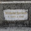 Herbert Wilhelm 1888-1946 Grabstein